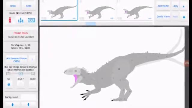 Stick Nodes| How to make a Dinosaur Roar смотреть онлайн