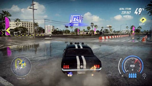 Need For Speed Heat / Best Drift Car Ford Mustang 1965 смотреть онлайн