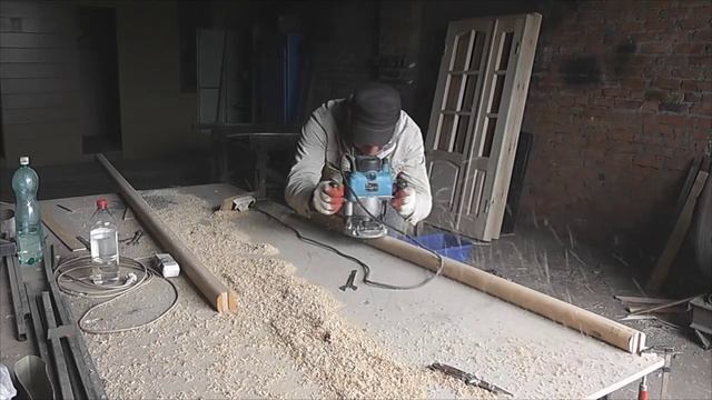 Как сделать круглый поручень для лестницы, ограждения. Круглый поручень для перил. смотреть онлайн