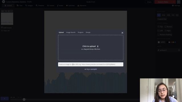 How to Make an Audio Waveform Video (Online Audiogram Maker) смотреть онлайн