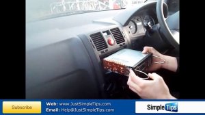 Radio Removal Hyundai Getz (2002-Present) | JustAudioTips