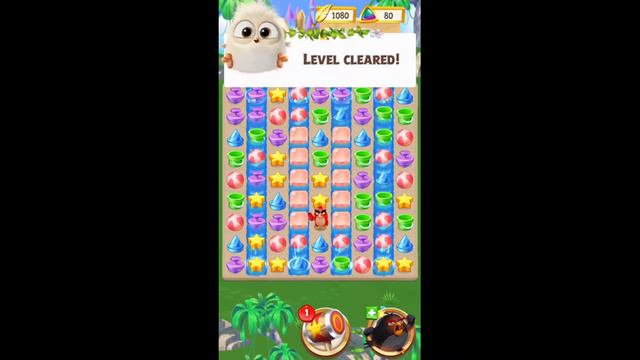 Angry Birds Match 3 Level 192 and 193 Gameplay "Pop the Pigs" "Clear the Mud" "Rescue all Ducks" смотреть онлайн