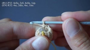 Каркасная кукла крючком, часть 2 (Ноги,  часть 2). DIY Crochet doll, part 1 (legs, part 2).