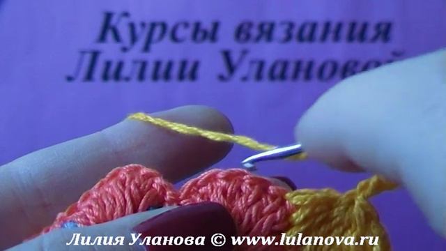 Шапка весенняя - 1 часть - вязание крючком смотреть онлайн