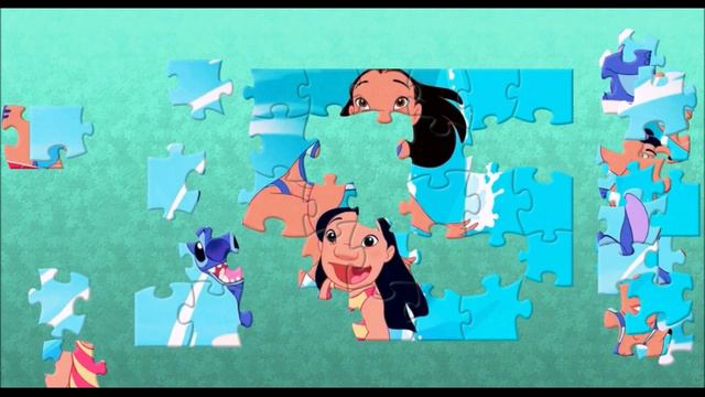 Lilo and Stitch Surf Fun Lilo Stitch Nani Disney Kids Puzzle смотреть онлайн
