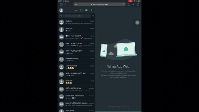 Cara mudah mempunyai aplikasi WhatsApp di IPad. смотреть онлайн