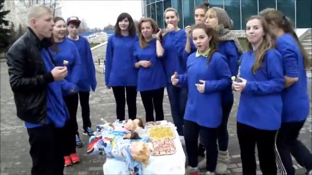 ФЛЕШМОБ "7 Я" ПОДГОТОВКА,РЕПЕТИЦИЯ,ПОЖЕЛАНИЯ 40 МИНУТ ДО НАЧАЛА). смотреть онлайн