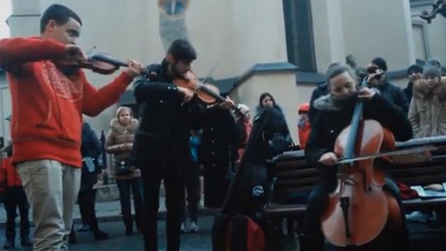 Street musicians Lviv 2015 Nirvana смотреть онлайн