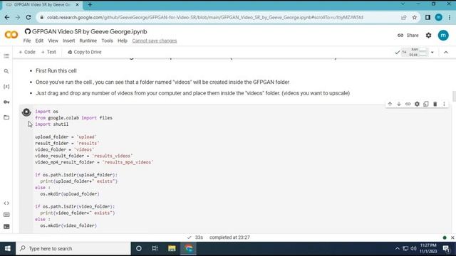 GFPGAN Video Enhancement Collab Tutorial | Improve Video Quality with AI смотреть онлайн