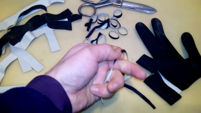 Резинки для мелочей из старых перчаток смотреть онлайн