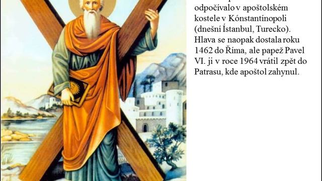 Církevní kalendář 30.11. sv. Ondřej (Religious calendar) смотреть онлайн