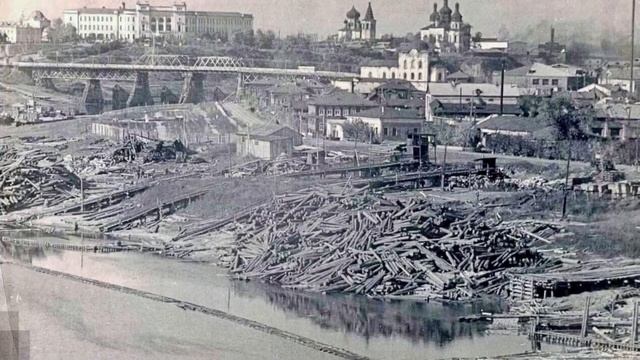 Советская Тюмень. 1925. Мост через Туру смотреть онлайн