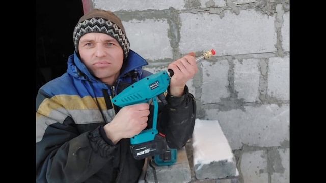 мойка аккумуляторная из али/ battery washer (глухих deaf) смотреть онлайн