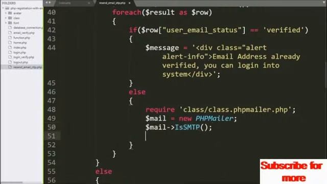 ? LIVE -- Resend OTP Through Email Method Using PHP. смотреть онлайн