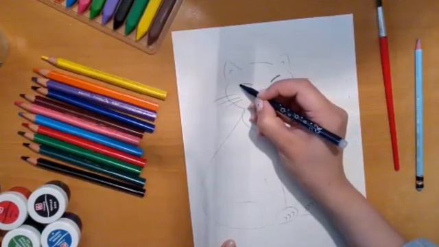 Рисуем Котёнка легко и просто смотреть онлайн