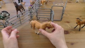 распаковка лошадей  шляйх подделки из детского мира 2 Подделка лучше оригинала ?