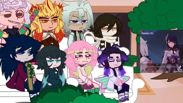 || (All parts) Hashiras react to Raiden Ei as an New Hashira | And Scara || GI x KNY || смотреть онлайн