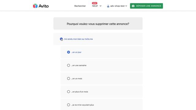 Comment désactiver une annonce sur la boutique Avito.ma ? смотреть онлайн