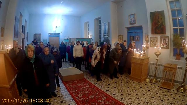 Лайф со всенощной в Можаров Майдане 25 11 17 смотреть онлайн