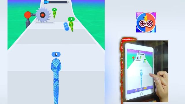 Satisfying Mobile Game: Snake Run Race 3D, Cubes 2048 Jump Top Gameplay Free Walkthrough Android,iO смотреть онлайн