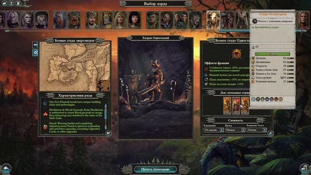 Total War Warhammer 2, обзор фракций и старт игры