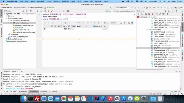 #04.d - Null Condition | BELAJAR RDBMS ORACLE 18C смотреть онлайн