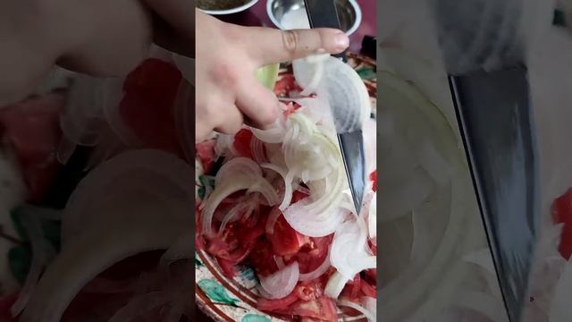 Узбекский салат к плову Аччиқ~Чучук или шакароб смотреть онлайн