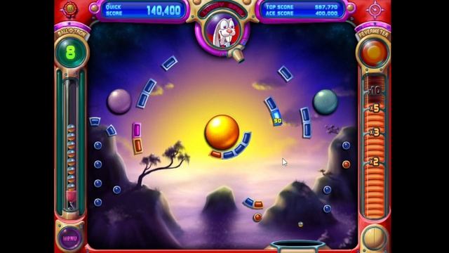 Peggle Nights - The Rising all pegs 100% & Aced (Stage 12-4) смотреть онлайн