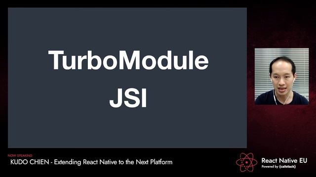 React Native EU 2020: Kudo Chien - Extending React Native To The Next Platform смотреть онлайн