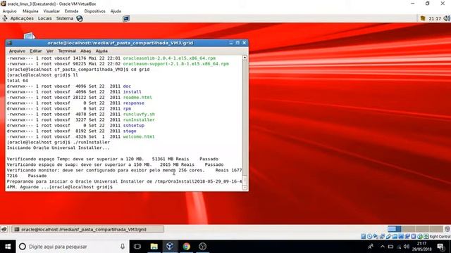 Instalação do Oracle grid e discos ASM. смотреть онлайн