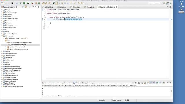 59 - Inzululwazi - Java in Xhosa - Equals and HashCode смотреть онлайн