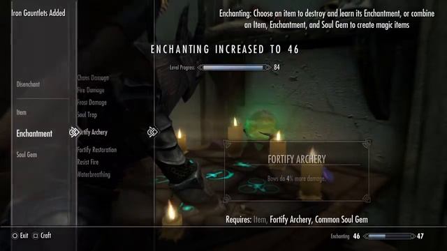 Skyrim Enchanting Level Up смотреть онлайн