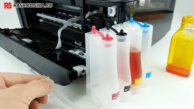 УСТАНОВКА СНПЧ CANON MG3640 / MG3540 смотреть онлайн