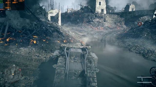 Battlefield 1 - AMD FX8320E@4.1GHz + RX 580 8GB@1365MHz смотреть онлайн