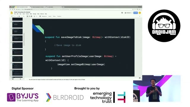 10. Day 2 - DroidJam 2018 - Coroutines in Kotlin and Android - Satyarth Sampath смотреть онлайн