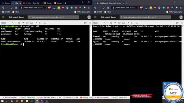 Cloud with Hammad | Microsoft Azure Kubernetes Services | Dockers | Nginx смотреть онлайн