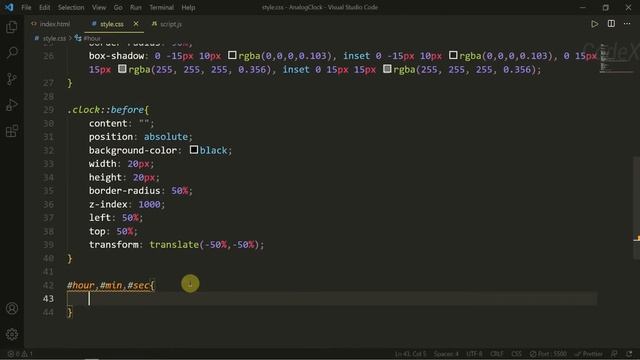 How to make clock using HTML, CSS and Javascript || Live Clock смотреть онлайн