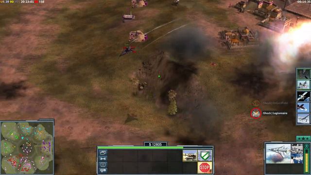 Online 2v2v2v2 and 4v4 Matches | C&C Generals Zero Hour смотреть онлайн