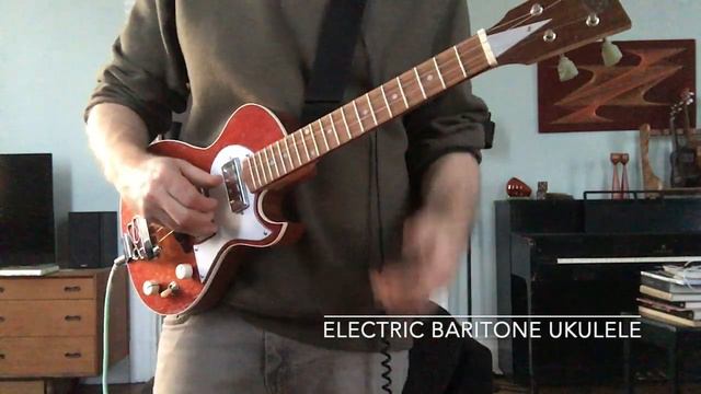Electric Super-tenor Ukulele - Surface mount GFS NYIII pickup смотреть онлайн