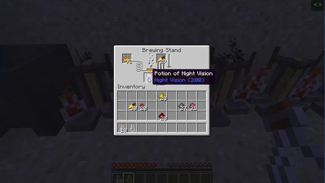 Brewing Night Vision Invisibility Potion (Minecraft) смотреть онлайн