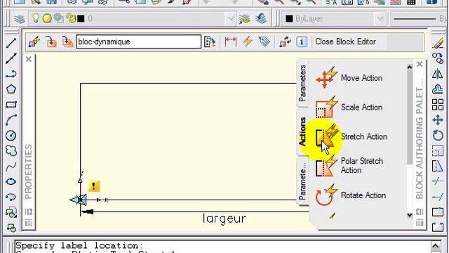 Création des blocs dynamiques dans AutoCAD 2006 смотреть онлайн