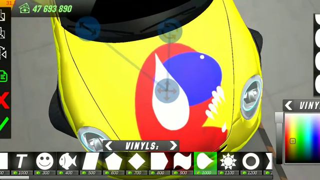 делаю топ винил в кар паркинге за 5минут ну 6 с балтавнëй