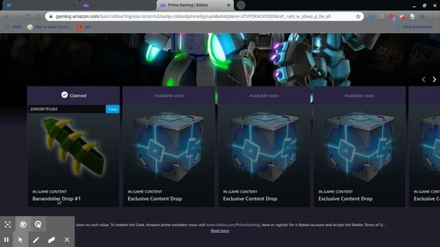 Amazon + Roblox!! Sign up to Amazon and redeem toy code!! смотреть онлайн