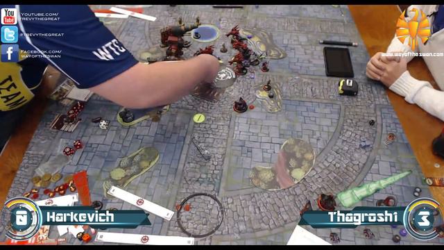WotS Batrep 8 - WMW Invitational Harkevich vs Thagrosh1 Warmachine/Hordes Battle Report смотреть онлайн