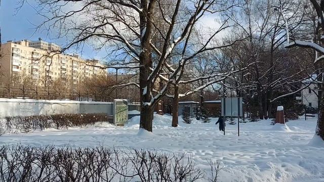 Вернись!Московская зима ,парк ,утро ,снег хрустящий смотреть онлайн