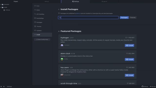 Настройка Atom для программирования на Python | Базовый курс. Программирование на Python смотреть онлайн