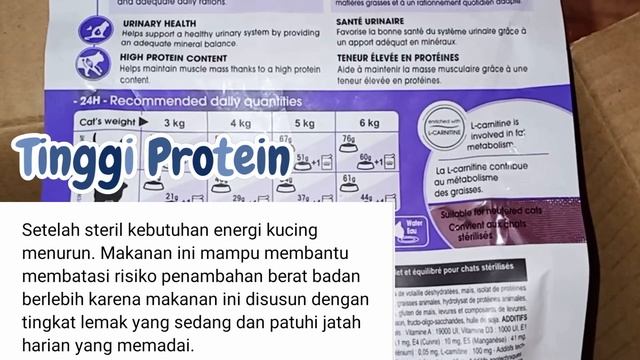 Makanan Kucing habis steril : Royal Canin Sterilised смотреть онлайн