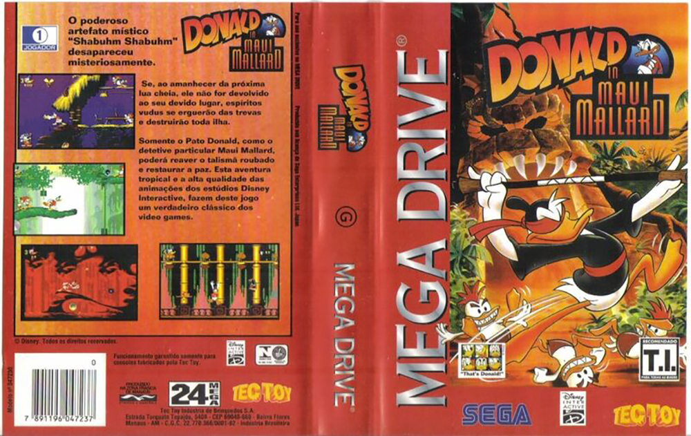 Donald in Maui Mallard прохождение SEGA смотреть онлайн