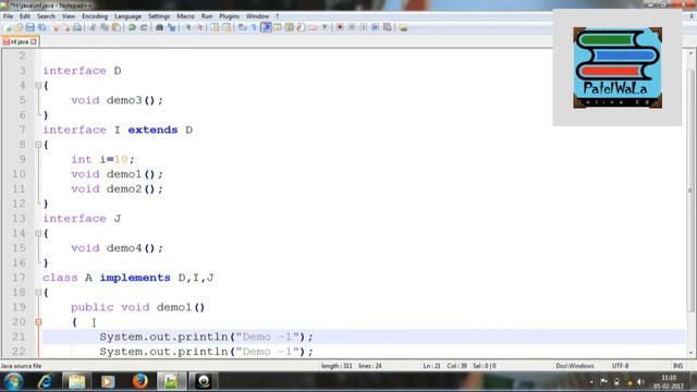 JAVA Beginners 2017 Tutorial in interface #example смотреть онлайн