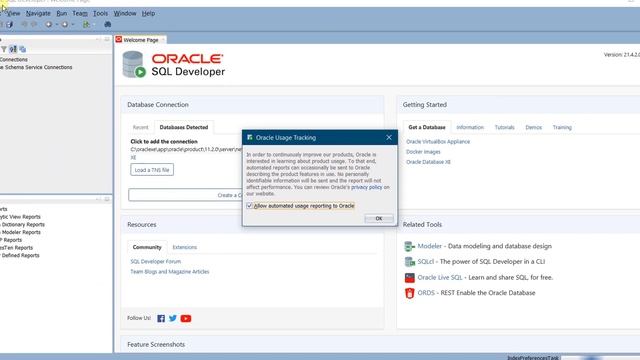 How to install Oracle Database 21c Express Edition on Windows| Download, SQL Developer Configure HR смотреть онлайн